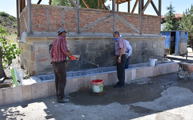 TARİHİ ÇEŞMEDE RESTORASYON ÇALIŞMASI!